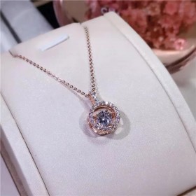  Rose Gold Silver Pendant